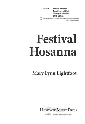 Book cover for Festival Hosanna