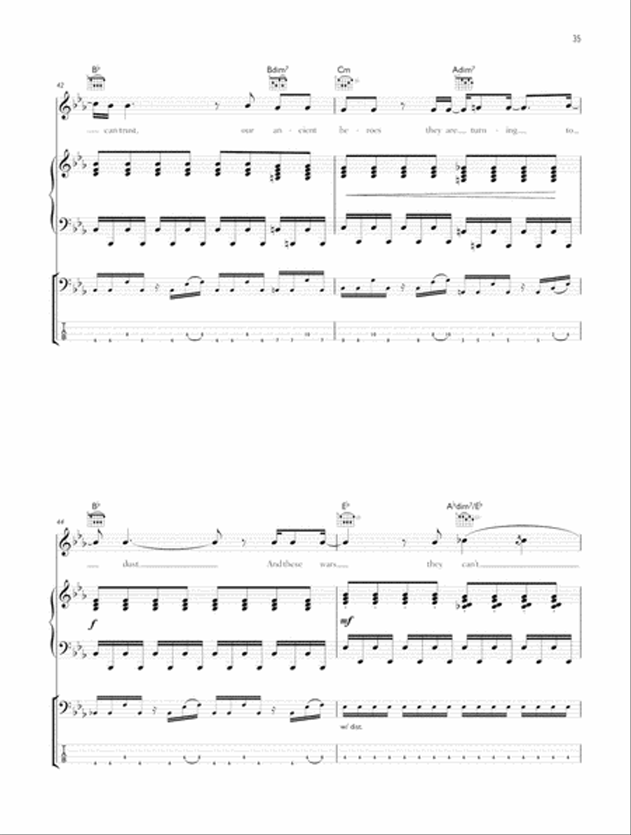 United States of Eurasia (+ Collateral Damage) Guitar Tablature scores gallery preview page 6