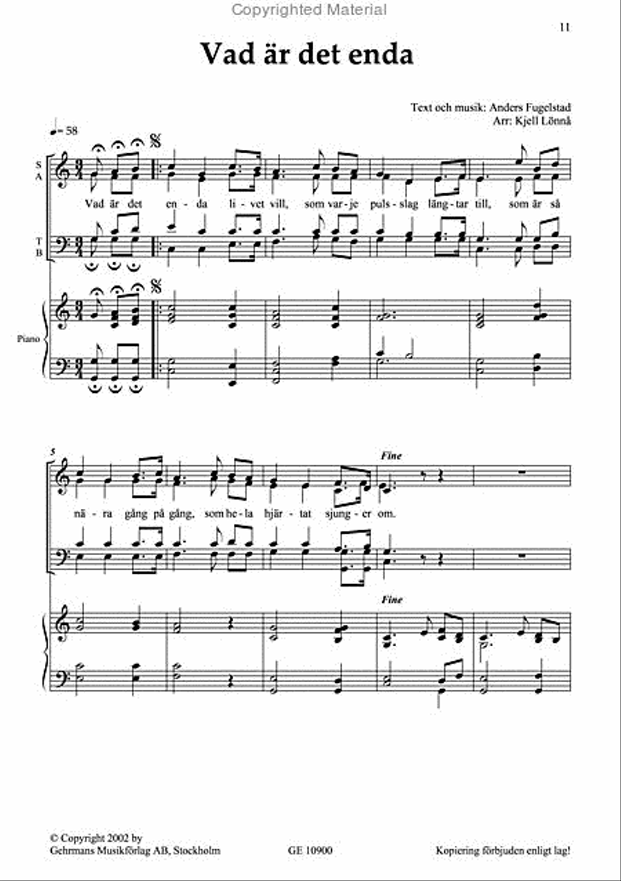 Grannlatar 2 4-Part scores gallery preview page 5