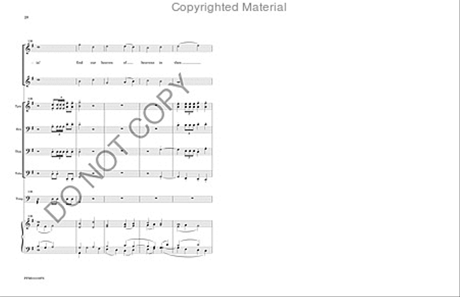 Hail the Day That Sees Him Rise - Full Score 4-Part scores gallery preview page 31