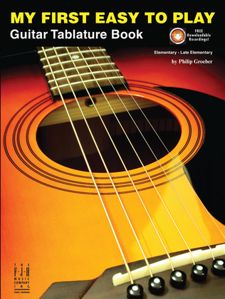 Book cover for My First Easy to Play Guitar Tablature Book