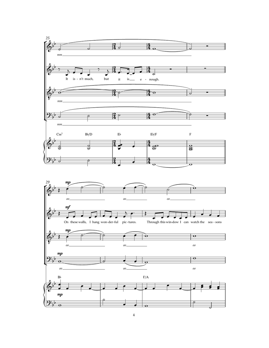 My House ('From Matilda The Musical') Choir scores gallery preview page 4