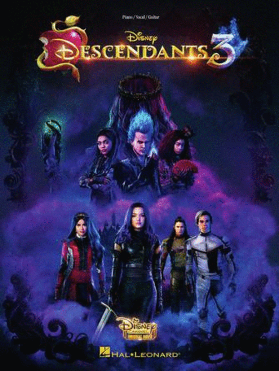 Descendants 3 Piano, Vocal, Guitar scores gallery preview page 1