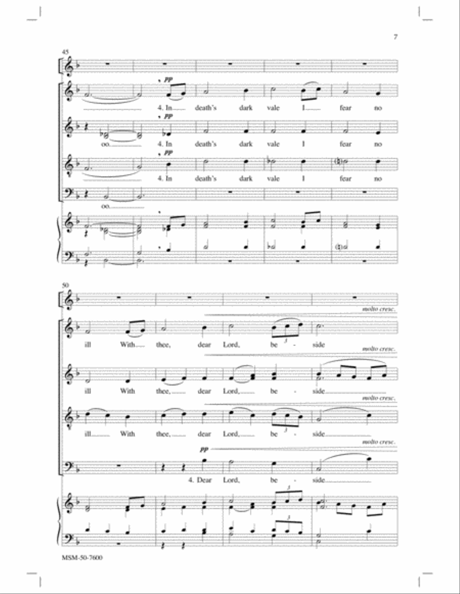 The King of Love My Shepherd Is Divisi scores gallery preview page 5