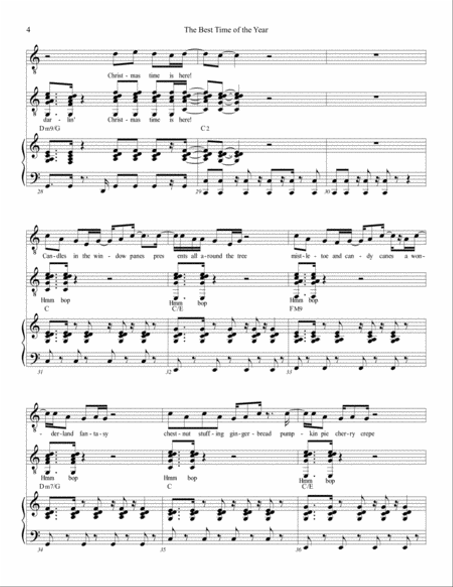 Best Time of the Year from the musical Ben & Jake Voice scores gallery preview page 4