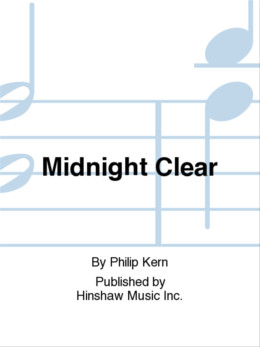 Midnight Clear 4-Part scores gallery preview page 1