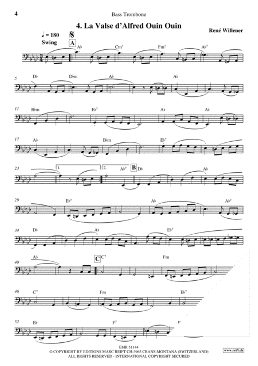 La Fete au Chalet Volume 3 Trombone scores gallery preview page 6