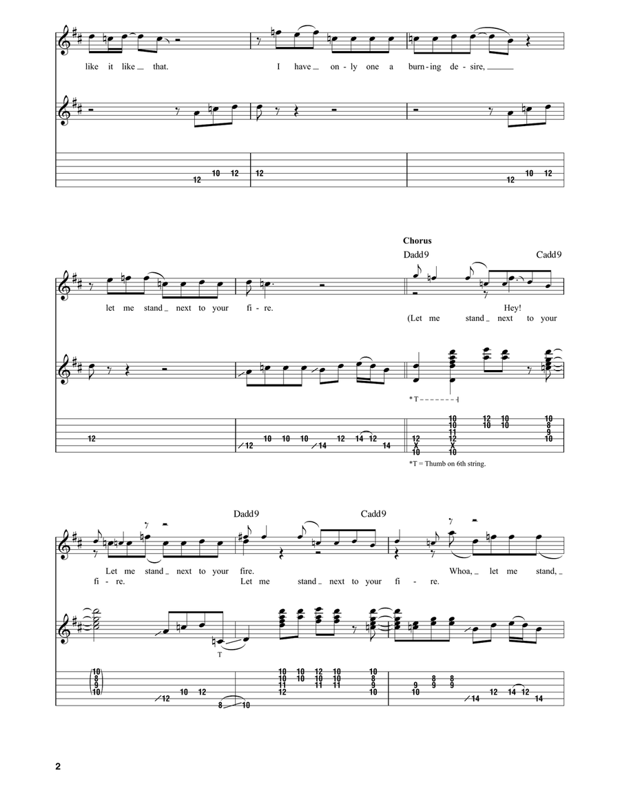 Fire Acoustic Guitar scores gallery preview page 2