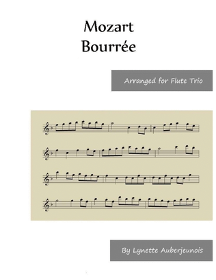Book cover for Bourrée - Flute Trio