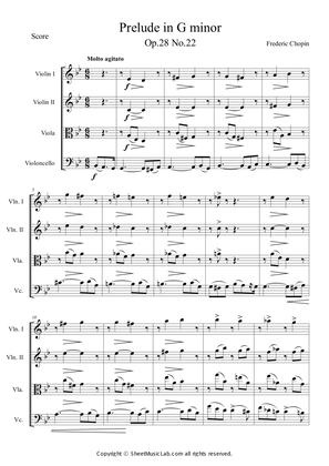 Prelude in G minor Op.28 No.22