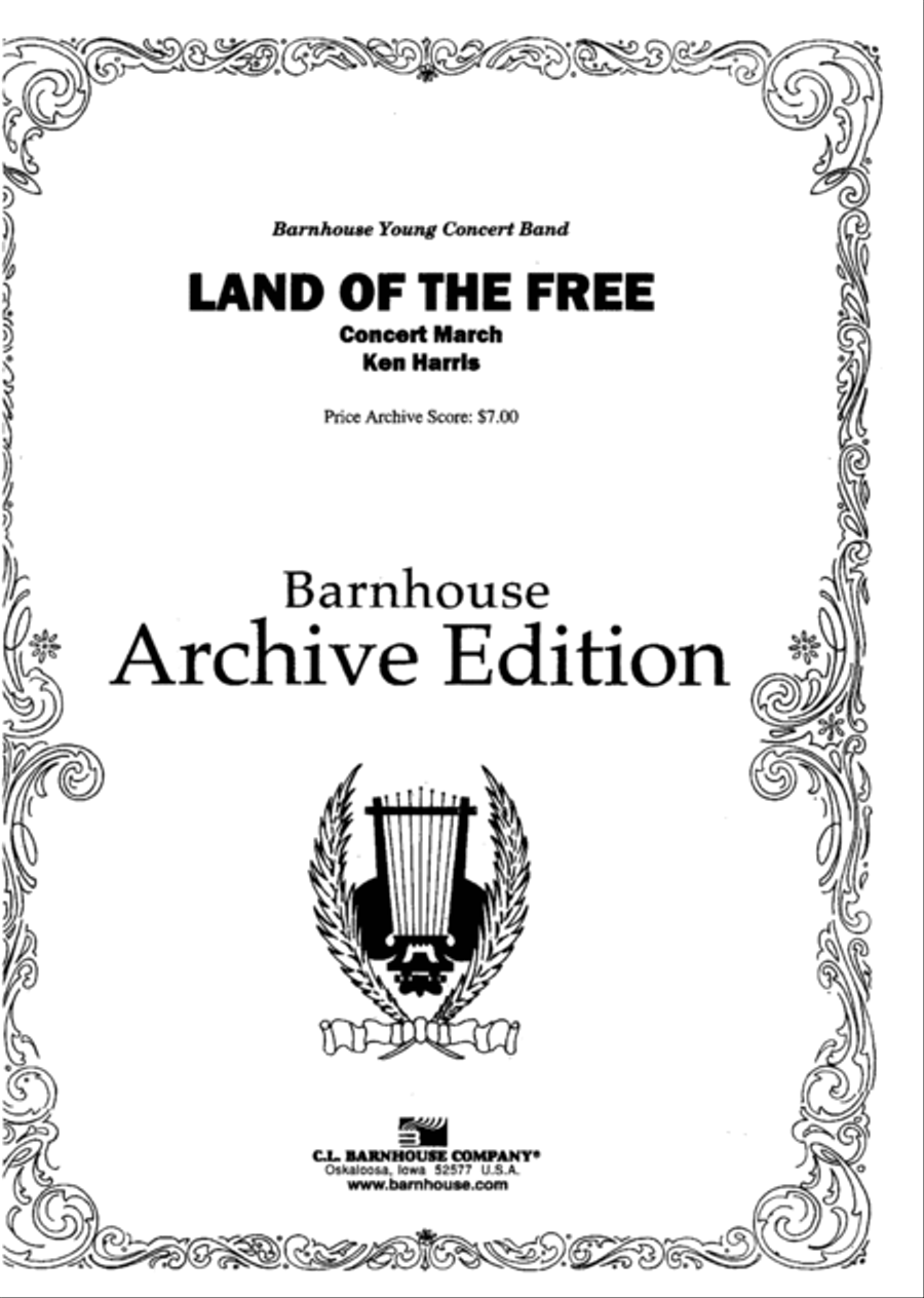 Land of the Free Concert Band scores gallery preview page 2