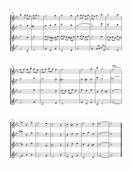 Coventry Carol (Sax Quartet SATB) image number null