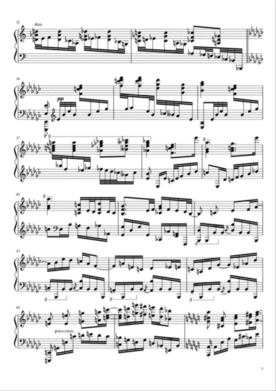 Legend №8 Legend №8 Piano Solo scores gallery preview page 3