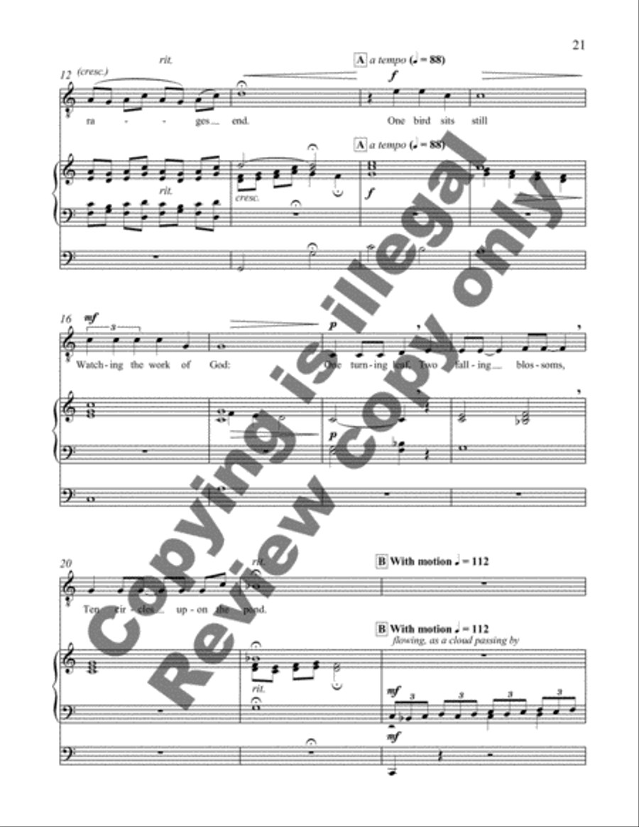 Songs of Ecstasy Tenor Voice scores gallery preview page 19