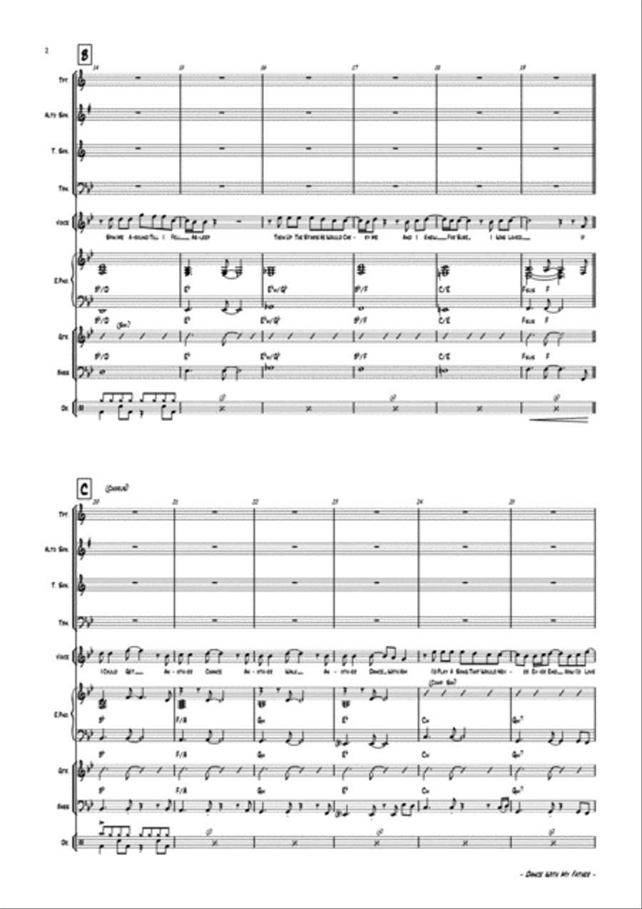 Dance With My Father Dance With My Father Large Ensemble scores gallery preview page 6