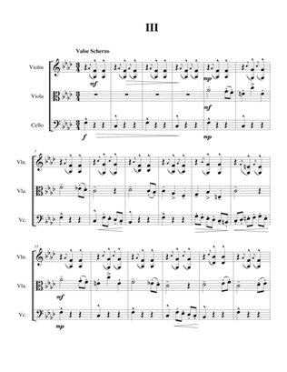String Trio No 1 in C minor, Op 3 Mvmt 3
