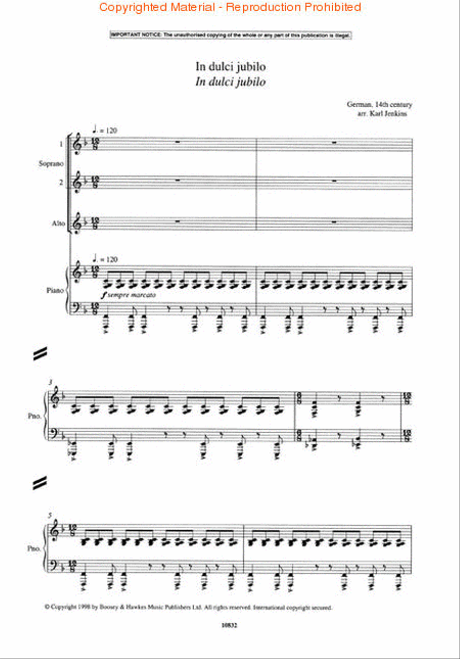 A Celebration of Christmas SSA scores gallery preview page 2