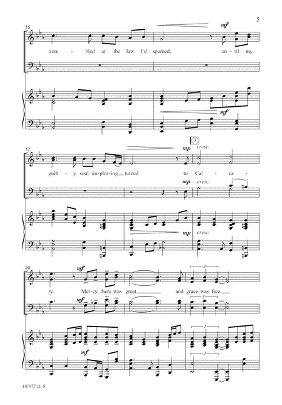 At Calvary At Calvary 4-Part scores gallery preview page 5