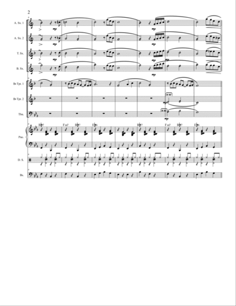 Wonderland By Night Jazz Ensemble scores gallery preview page 2