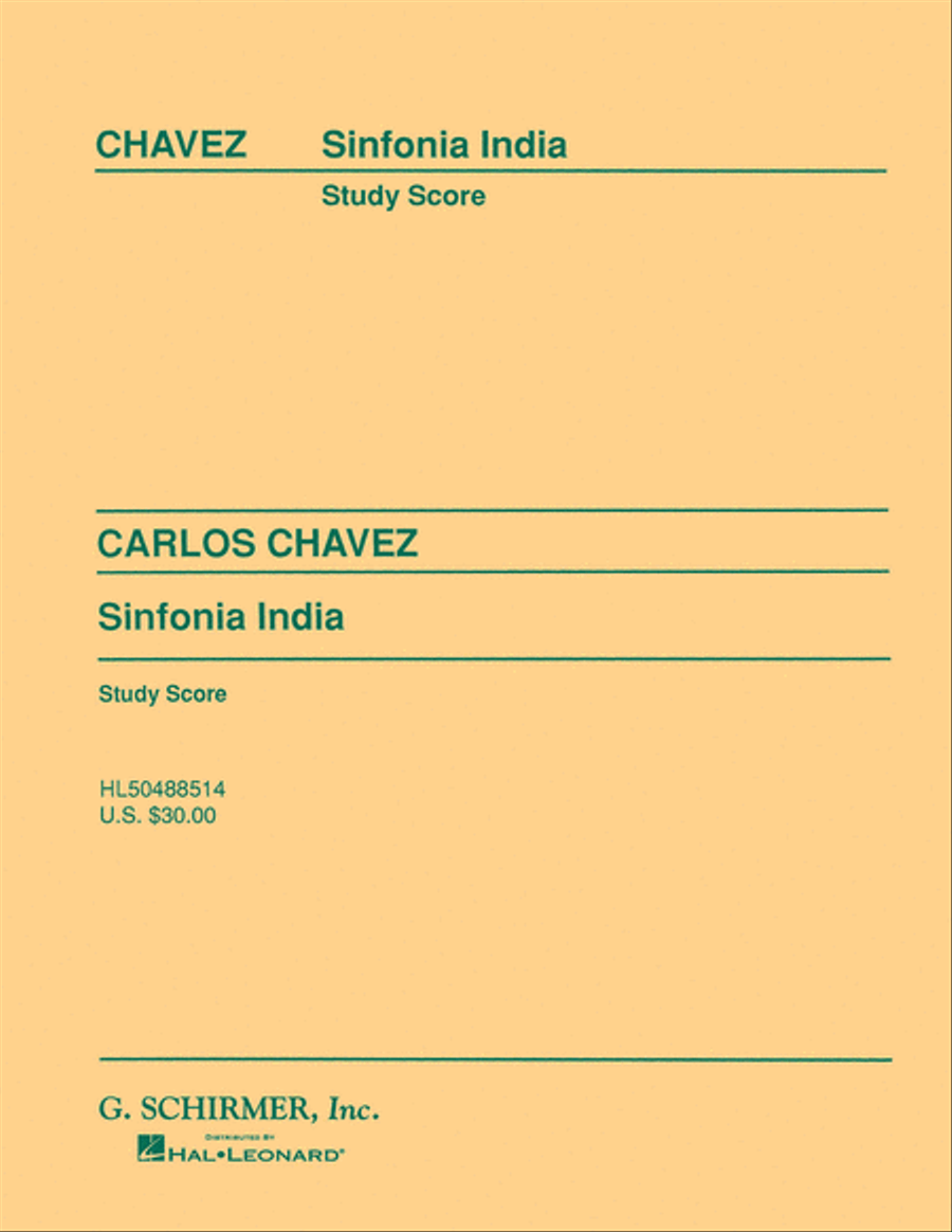 Sinfonia India (Symphony No. 2) Orchestra scores gallery preview page 1