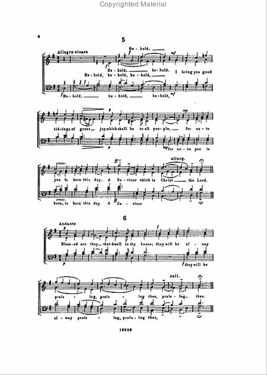 24 Introits and Introductory Sentences 4-Part scores gallery preview page 3