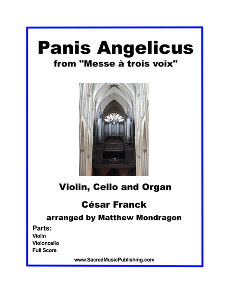 Panis Angelicus O Lord, Most Holy for Violin, Cello and Organ image number null
