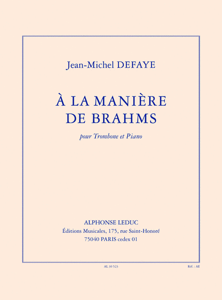 A La Maniere De Brahms (4