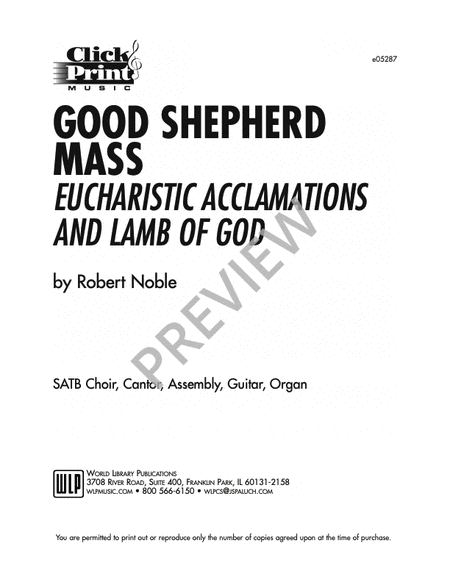 Good Shepherd Mass