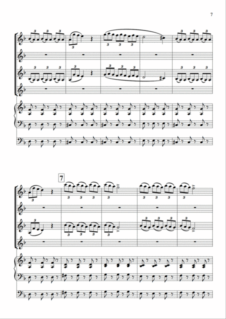 La gazza ladra - Overture Set of Parts scores gallery preview page 8