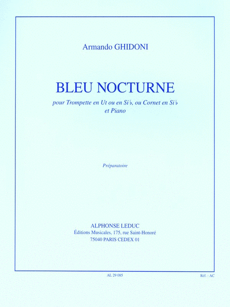 Bleu Nocturne (trumpet & Piano)