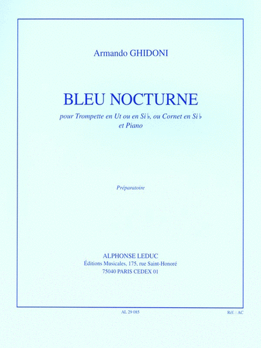 Bleu Nocturne (trumpet & Piano)
