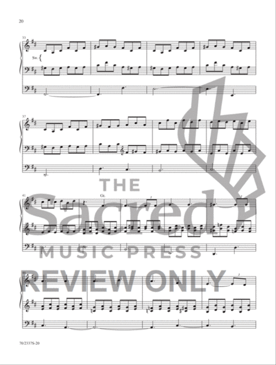 My Song Is Love Unknown My Song Is Love Unknown Organ Solo scores gallery preview page 14