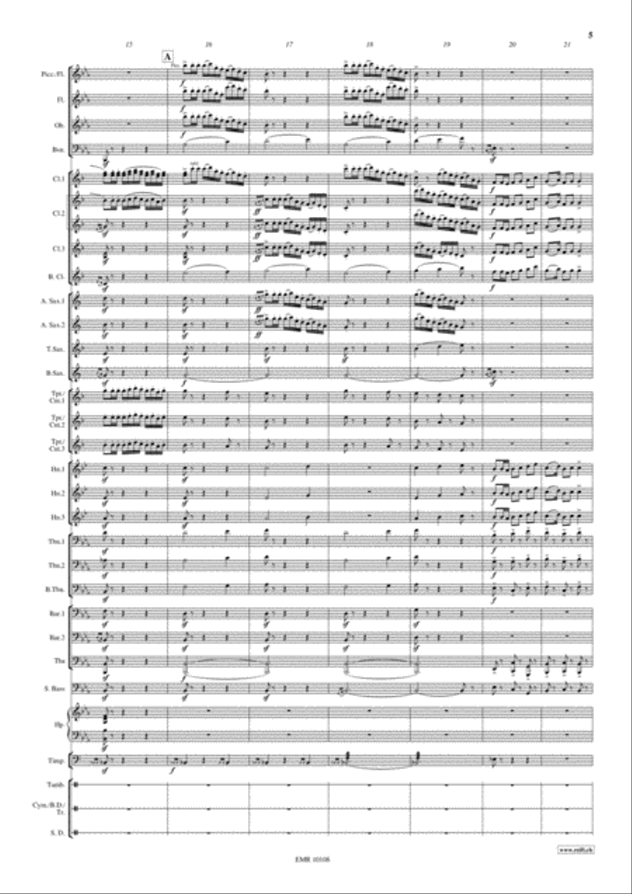 Procession Of The Nobles Procession Of The Nobles Concert Band scores gallery preview page 6