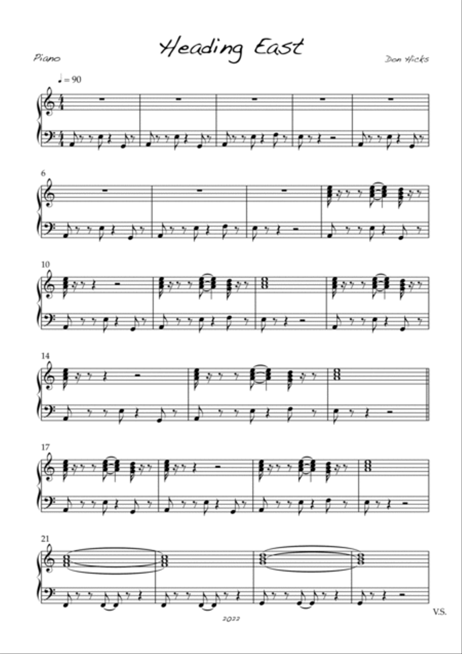 Heading East Violin Solo scores gallery preview page 2