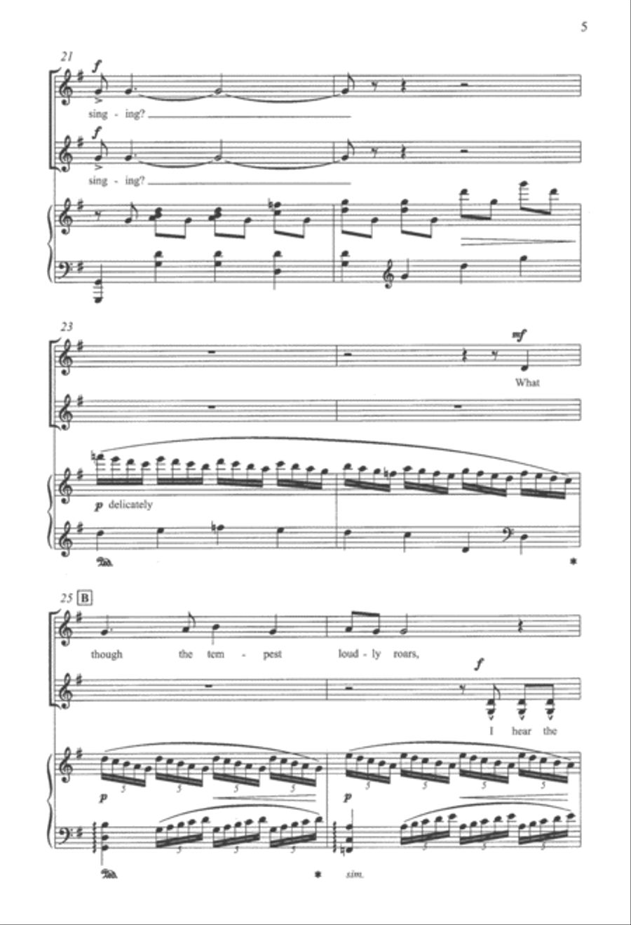 How Can I Keep from Singing? Chamber Orchestra scores gallery preview page 5