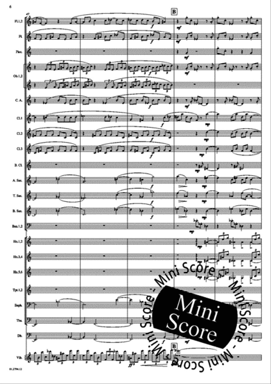 Concerto for Percussion and Band Concert Band scores gallery preview page 10