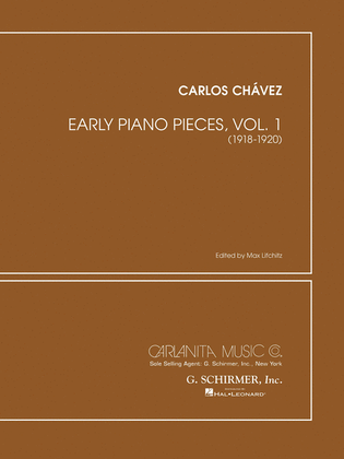 Early Piano Pieces - Volume 1 (1918-1925)