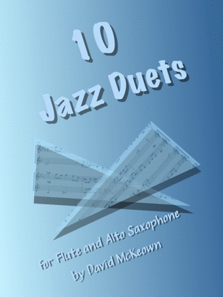 Book cover for 10 Jazz Duets for Flute and Alto Saxophone