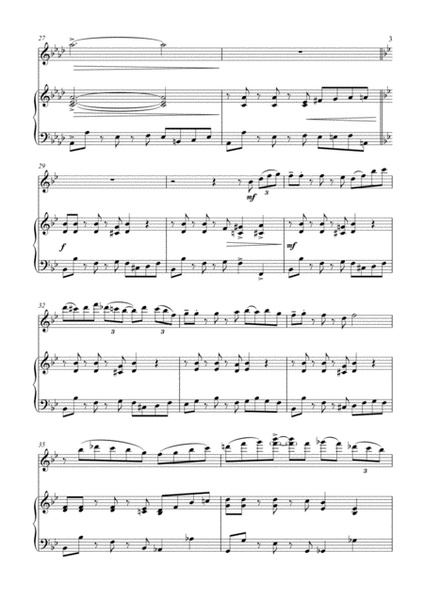 Battle Hymn of the Republic - a Jazz Arrangement - for Flute and Piano image number null
