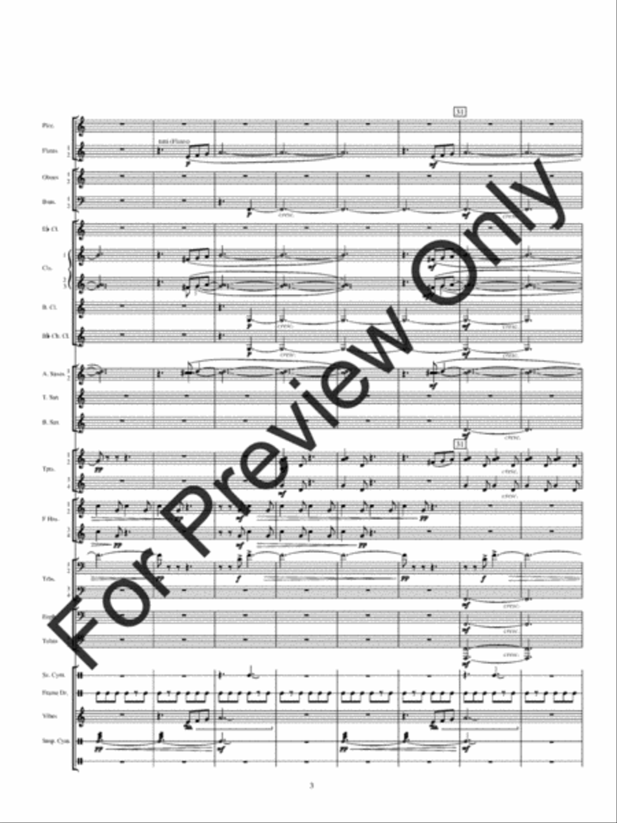 Kirkpatrick Fanfare (Score) Concert Band scores gallery preview page 6