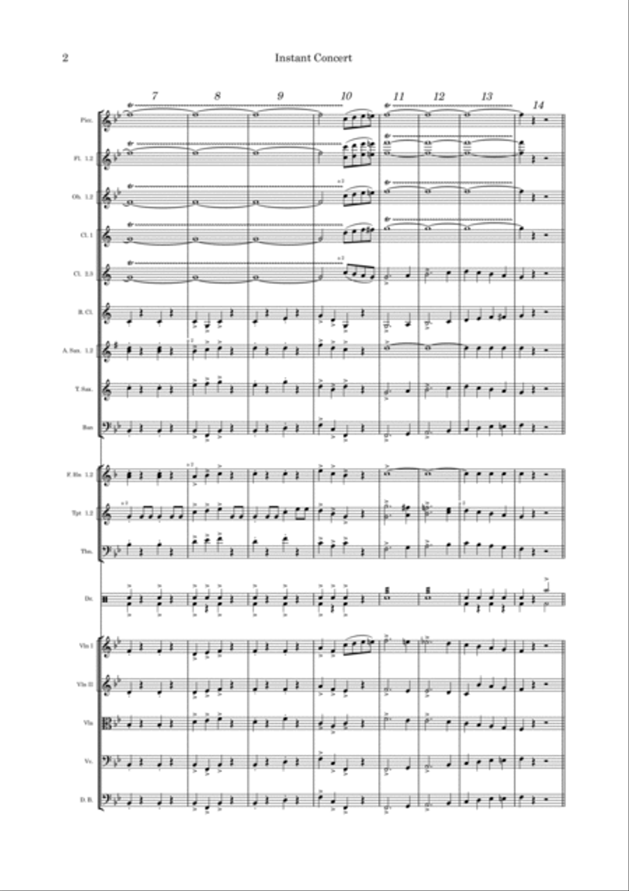 Instant Concert Instant Concert Full Orchestra scores gallery preview page 2