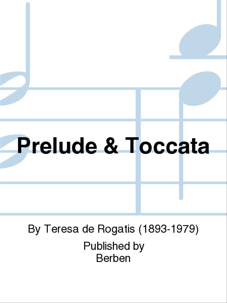 Prelude & Toccata Piano Solo scores gallery preview page 1