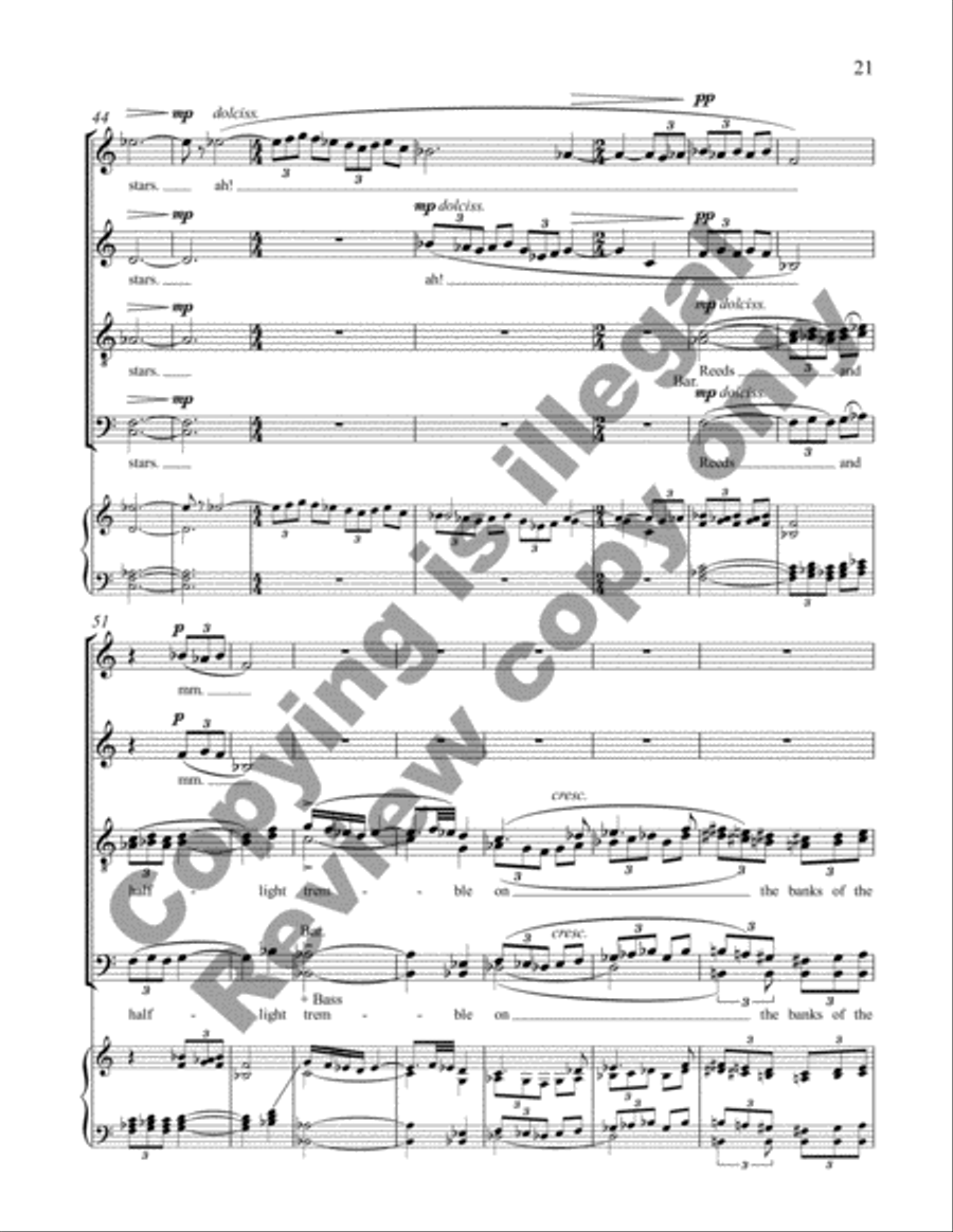 Landscapes and Silly Songs Divisi scores gallery preview page 33