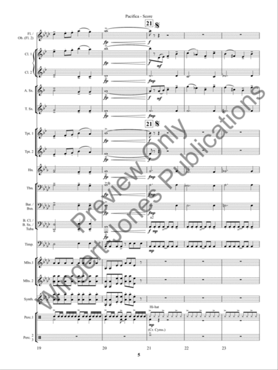 Seige Seige Concert Band scores gallery preview page 8
