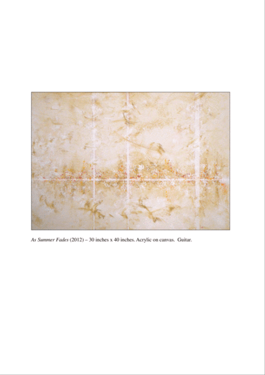 As Summer Fades - guitar solo Classical Guitar scores gallery preview page 3