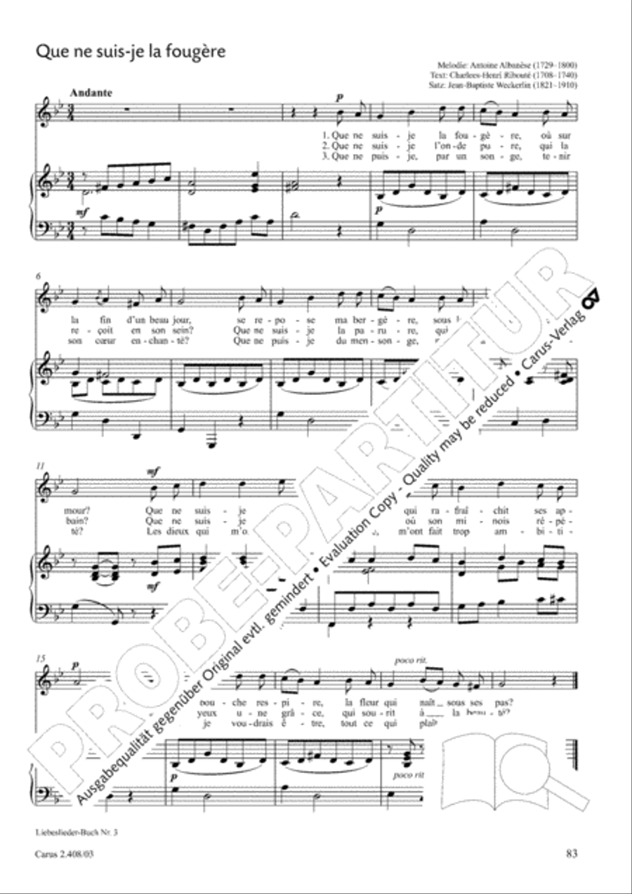 Love songs. Collection for voice & piano. 80 arrangements for weddings and celebrations Voice scores gallery preview page 62