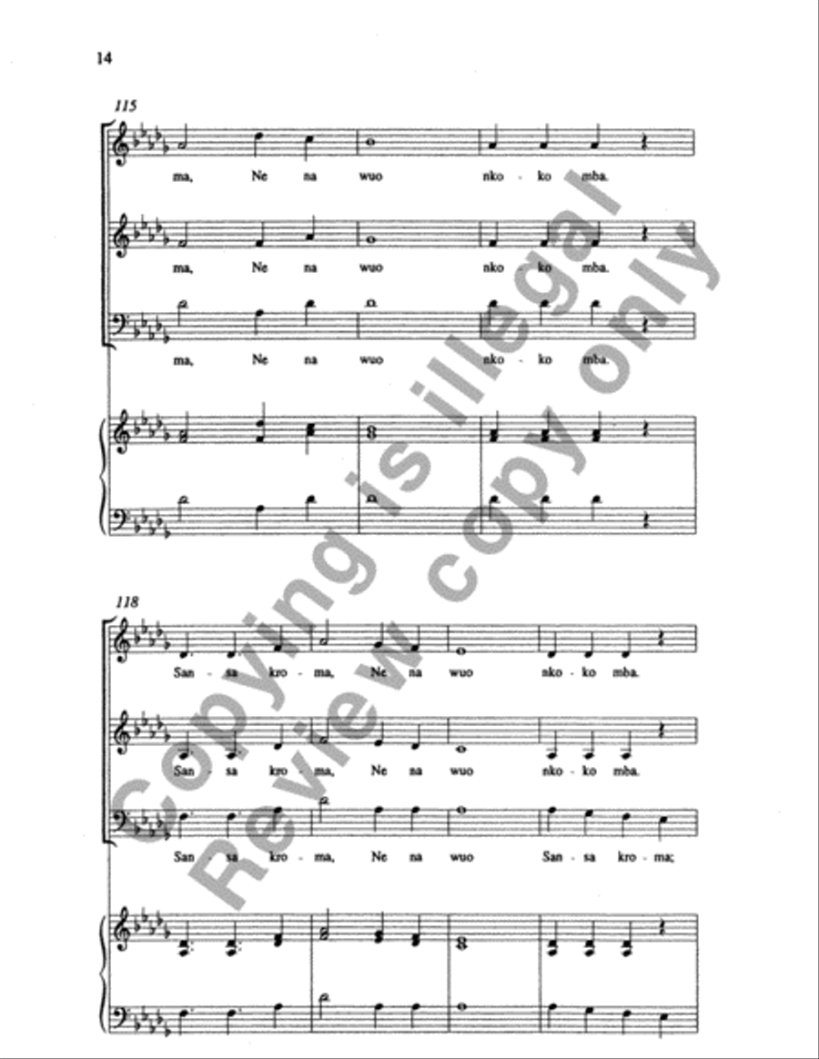 Sansa Kroma Sansa Kroma 3-Part scores gallery preview page 12