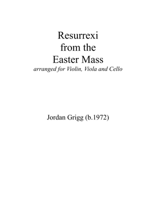 Book cover for Resurrexi from Easter Mass