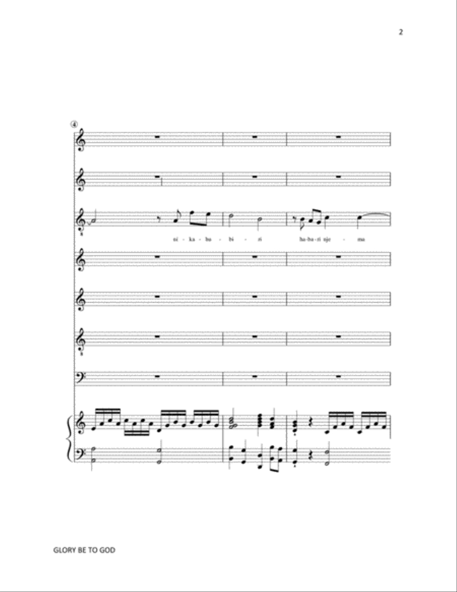 BAPTISED AND SENT BAPTISED AND SENT 4-Part scores gallery preview page 2