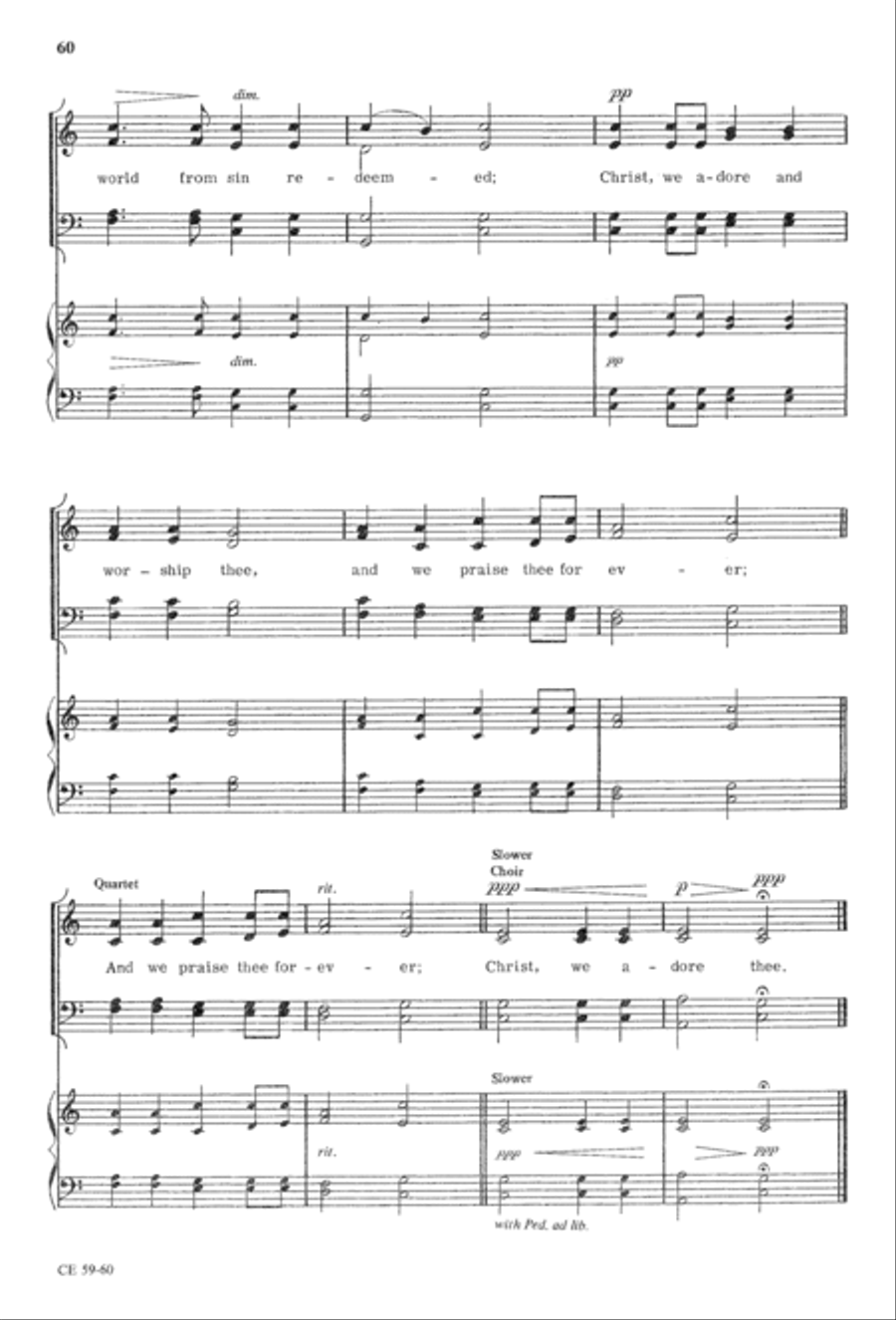 The Seven Last Words of Christ 4-Part scores gallery preview page 62
